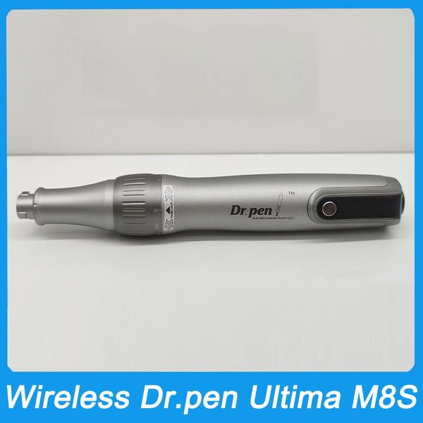 Dr.pen Ultima M8S с 18-контактными иглами против обратного потока, картриджами, беспроводной набор для ухода за кожей, мезотерапия, ручка Derma, ручка для микронидлинга, омоложение кожи, машина MTS