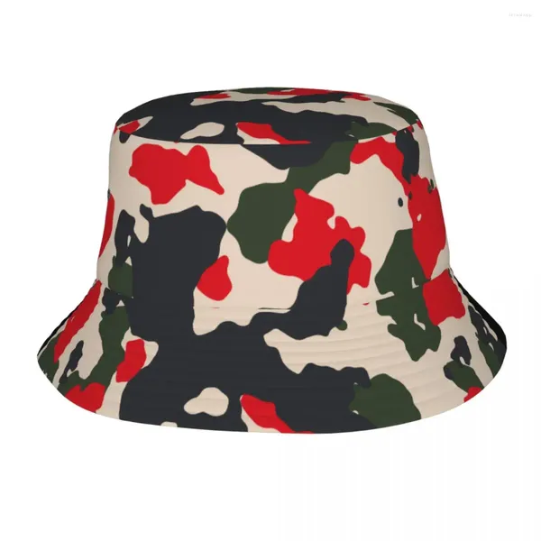 Berets Beach Hatwear Splintertarn German Camouflage Merch Bob Hat Stylish Girl Sun Packable Fishing Fisherman Outdoor