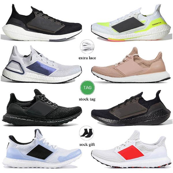 Ultraboosts classici 19 ultra 4 Scarpe da tennis da esterno Triple Bianco Nero Grigio ISS US Night Flash Solar Giallo Uomo Donna Piattaforma Sport Scarpe da ginnastica Sneakers