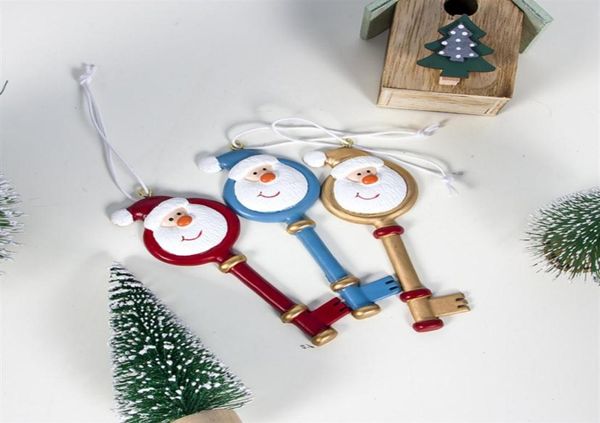 Weihnachten Serie Anhänger Schlüssel Neuheit Junge Mädchen Baum Anhänger Niedlichen Weihnachtsmann Dekor Ornament Party Neujahr Geschenk Xmas250S5800896