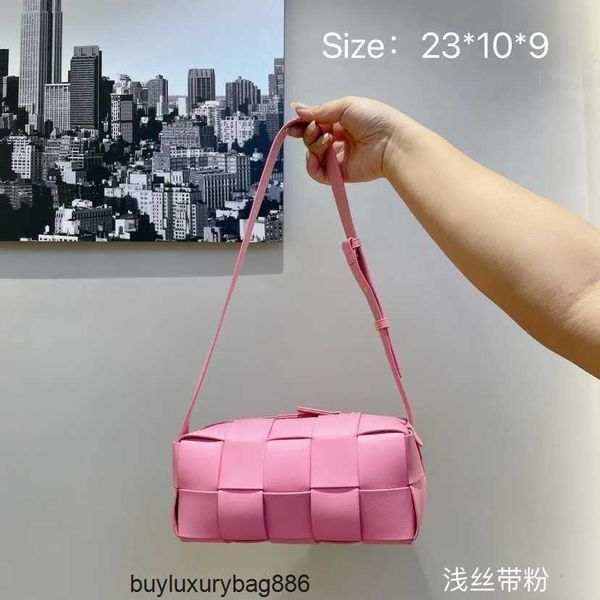 Designer Botte Venetas Borse Cuscino Cassette Borse a tracolla in pelle imbottita Borsa da donna 2024 Nuova rete coreana Cavallo rosso Drago Borsa in pelle di vacchetta intrecciata Moda Versat HBZF