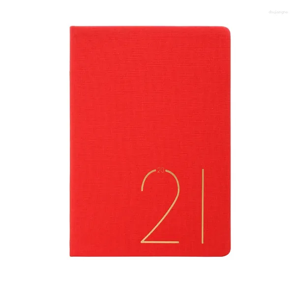 Caderno de plano diário da moda super grosso 200 folhas bloco de notas de escritório de negócios gerenciamento de tempo criativo