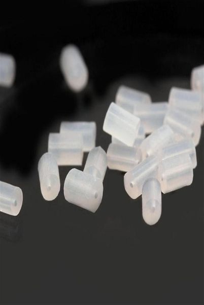 10000 pçs saco ou conjunto 3 5mm brincos volta rolhas orelha plugging bloqueado jóias fazendo acessórios diy plástico transparente branco25915413225