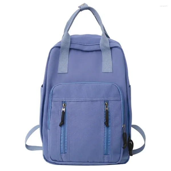 Schultaschen Mode Nylon Rucksack S für Teenager Mädchen Laptop Neutral Wind Hohe Kapazität Reise Schulter Rucksack