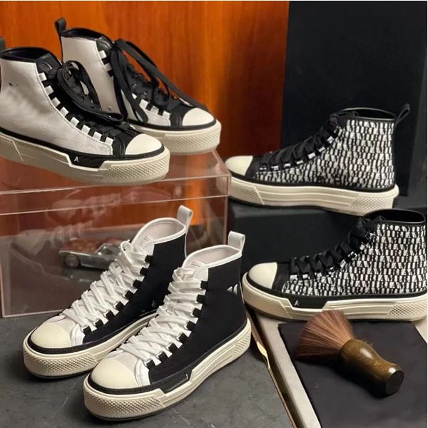 Hommes Stars Court Sneaker Designer Toile Chaussures Casual Mode High Top Sneaker Femmes Formateurs Plate-forme Semelle en caoutchouc basse Taille 35-45