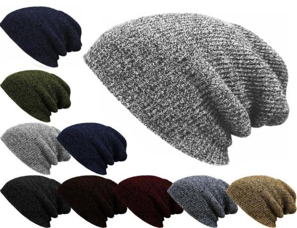 Gorros de crochê chapéus moda na moda feminina e masculina gorro ao ar livre chapéu de inverno quente lã de malha caps50415193362741