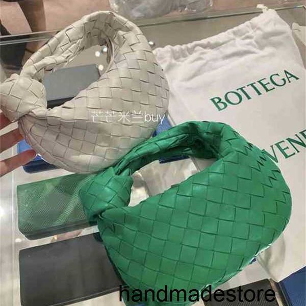 Borse Donna Jodie Venetaabottegaa Borsa Designer Acquista Milano Mini Knitting Holding Underarm Magic Stick Borsa in pelle verde