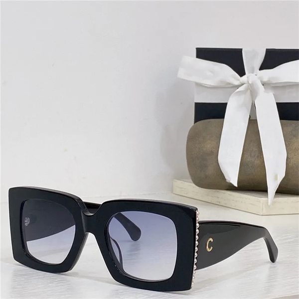 Óculos de sol vintage feminino designer para mulheres novos óculos de sol masculinos para homens lado pérola design óculos de sol proteção uv400