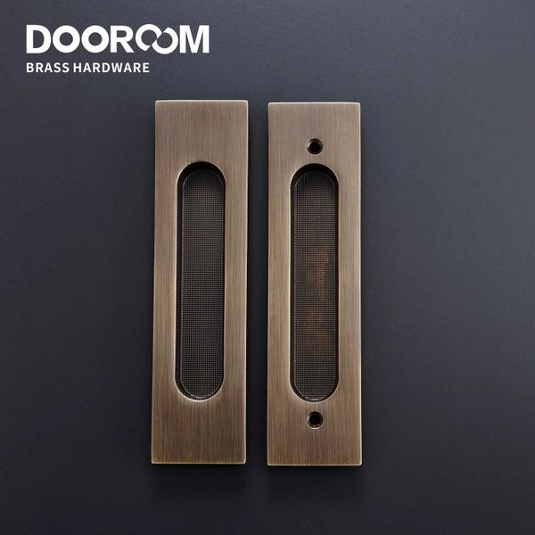 Türschlösser Dooroom Messing Schiebegriffe Modern American Push Pull Hidden Pulls Innen Wohnzimmer Badezimmer Balkon Küche Keyless 231212