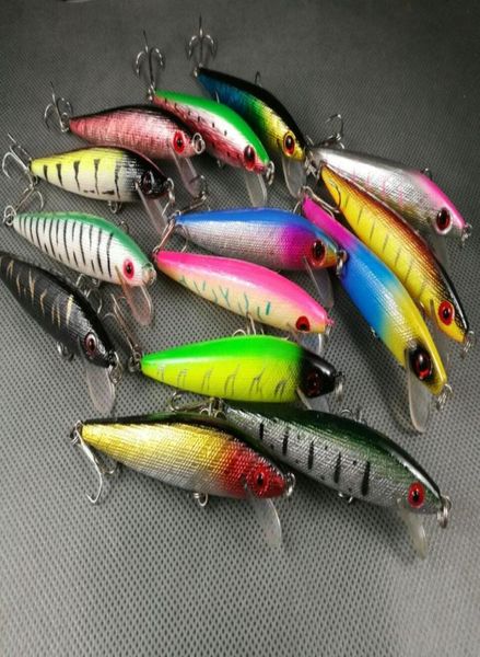 Lote completo de 28 señuelos de pesca, cebo de pesca, Crankbait, aparejos de pesca, anzuelos para insectos, lubina, 84g9cm1498141