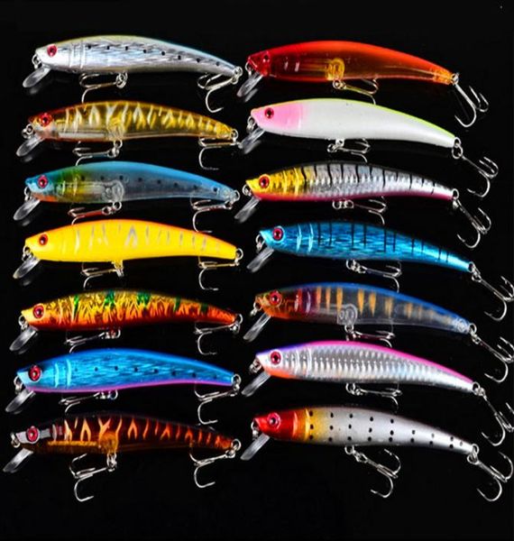 Nova manivela flutuante minnow baixo isca 115mm112g alvo ao vivo laser wobbler pesca iscas duras 8986134