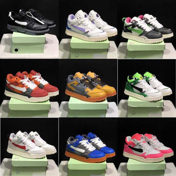 2024Out Of Office Donna Uomo Scarpe casual Piattaforma Scarpa da tavolo bianco Basso Rosa Grigio chiaro Nero Bianco Frecce di sabbia Stringate Basso top Verde menta Sneaker skateboard