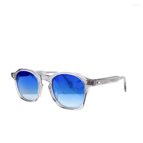 Sonnenbrille Retro Classic Rechteckiger Rahmen Acetatharz Männer Frauen Personalisierte maßgeschneiderte verschreibungspflichtige Gläser