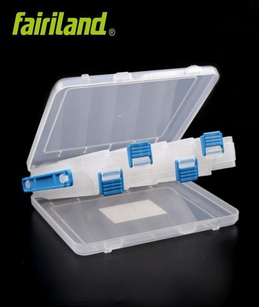 Fair und multifunktionales Fischerei Tackle Box 12 Fächer Doppelseite Köder Köder Kisten Transparente Köderhaken Organizer6380613