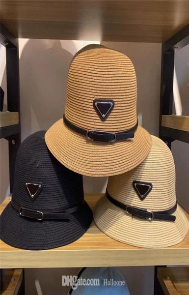 Chapéus de praia de férias dobráveis de marca clássica de alta qualidade ajustável snapback chapéu de sol feminino casquette boné de aba larga 3 cores fish9932192