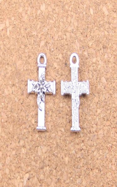 171 Stück Antik Silber Bronze vergoldet Kreuz Blume Charms Anhänger DIY Halskette Armband Armreif Erkenntnisse 2011mm7604617