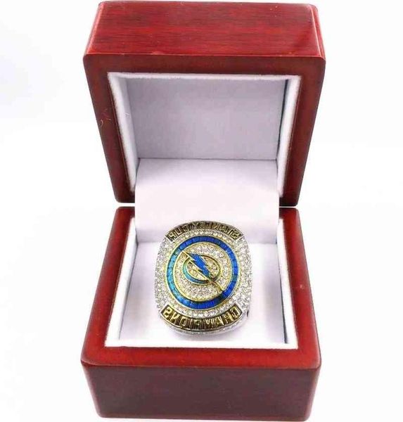 Anello per fan della Hockey Cup della nave Tampa Bay Lightning 2020012345803482