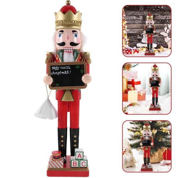 Dekorative Figuren Weihnachten Desktop Nussknacker Figur Holz Ornament Weihnachtsdekoration