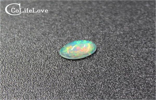 Pedra preciosa solta opala lia natural para joalheria corte oval preço de atacado pedra solta opala 2353496