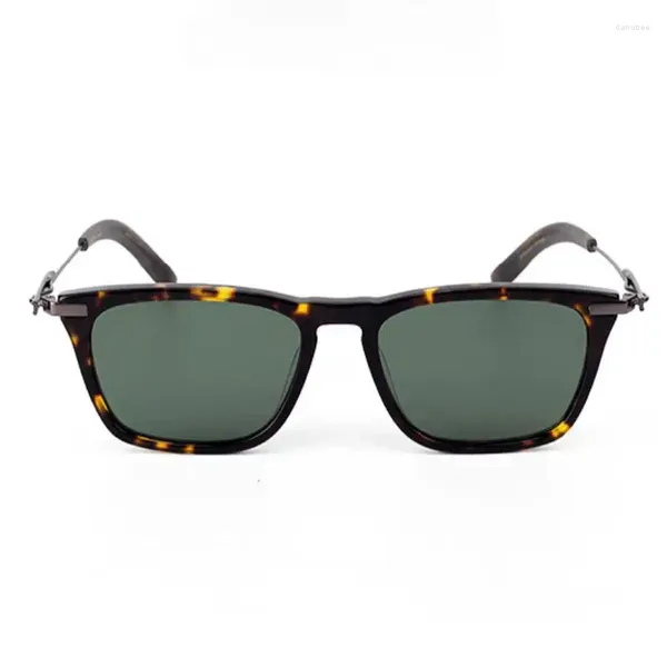 Óculos de sol Lancir LSA-403 DLX403 Negócios de alta qualidade tartaruga quadro homens luxo lentes verdes polarizadas mulheres casal óculos