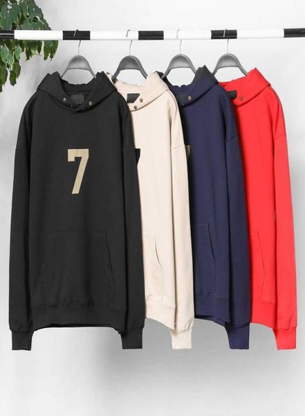 Capuzes de designer Sorto de moletom de moda Pullover Medo Double No7 Bodysuit Hoodie Capuz do sexo feminino casal7791846