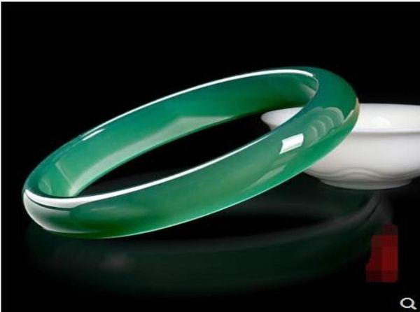 Jadeite tipo gelo Yang pulseira medular de jade verde pulseira de jade de ágata verde3089500