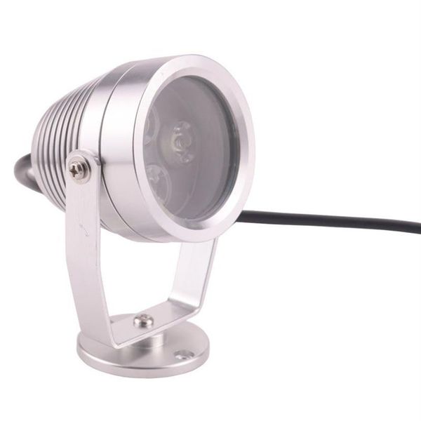 Lâmpada LED subaquática para iluminação de luzes de lago IP68 à prova d'água branco quente branco frio 3W DC 12V AC 220V 110V281v