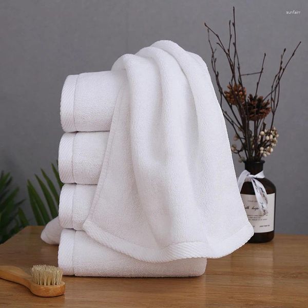 Asciugamano 1 PC Asciugamani in cotone bianco Cucina di casa Mano Super assorbente Bagno Viso Viaggio Panno per il viso per El 34x74 cm