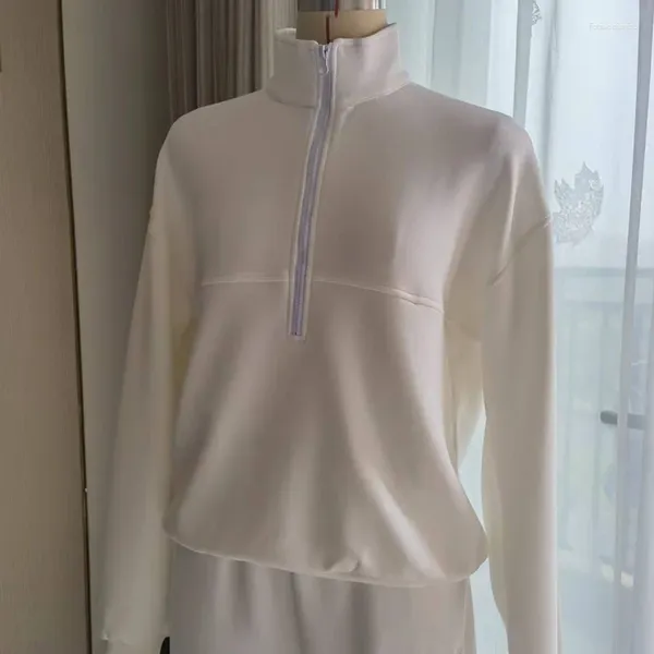 Moletons femininos bordados personalizados noiva suor quarto zip suéter roupa de manhã de casamento presente esposa chá de panela