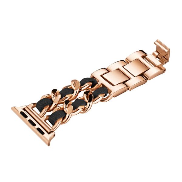 Kompatibel mit Apple Watch Band Schmuckarmband Metallarmband Bling für iWatch-Bänder Serie Ultra 8 7 6 5 4 3 2 1 SE