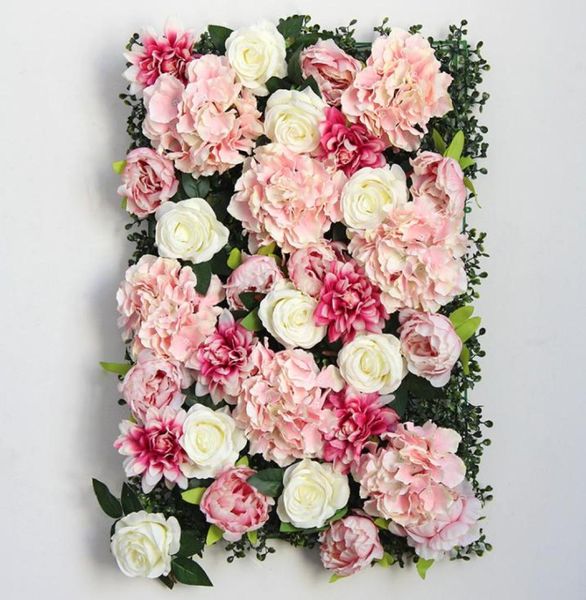 fiore di peonia di seta muro e vite di rosa Fiori artificiali matrimonio Sfondo decorazione casa Gioielli Finestra fiore 10 pz1207839