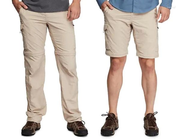 Herrenhosen Hosen Shorts frei wechseln/wechseln! Export USA Zwei abnehmbare Outdoor-Cargo-Shorts mit mehreren Taschen