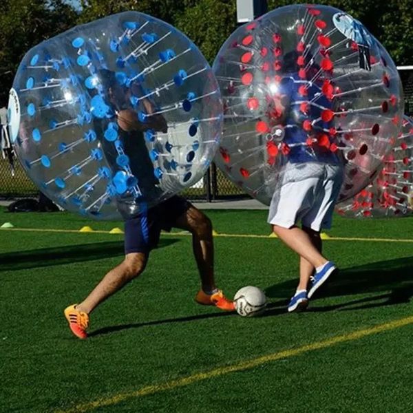 Aufblasbare Zorb Ball Bumper Bubble Fußbälle für Kinder Erwachsene Aufblasbare Bumper Ball Riesiger menschlicher Hamster Körper Zorb Ball