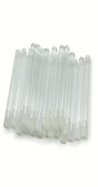 Intero 25pcs carini in plastica trasparente svuoto vuoto tubo crea bottiglie di desideri con tappi bianchi tappi che desiderano un messaggio fiale contenitore CRA7346464