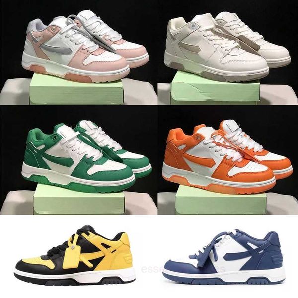 Scarpe scarpe casual scarpe scarpe fuori ufficio fuori da sneaker bassa scarpa da tennis che cammina uomini di lusso da donna che gestiscono la serie top offes black scarpe bianche sport galline