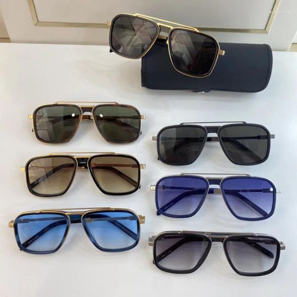 Sonnenbrille Großhandel Männlich Schwarz Vintage Seltsame Quadrat Für Mann Mode Frau Sunglases Hohe Marke Sonnenbrille BOX