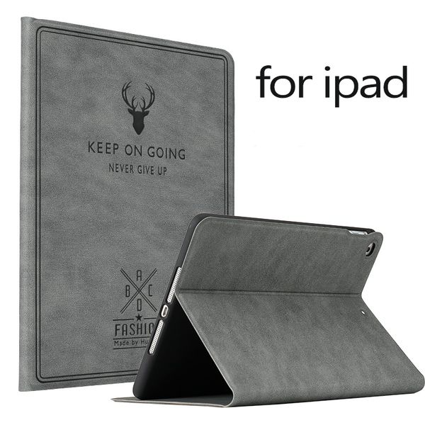 Capa protetora para tablet, capa de couro para apple ipad mini 2/3/4/5/6 7.9 polegadas para ipad pro air 9.7 polegadas, bainha macia