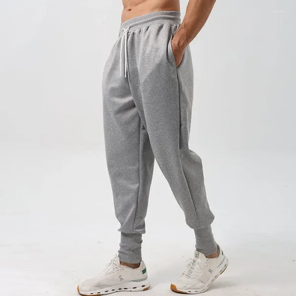 Erkekler Pantolon Basketbol Eğitim Çoraplar Spor SweatPants Sıraslı Ter Emilim Hızlı Kurutma Gevşek Demetli Pantolon