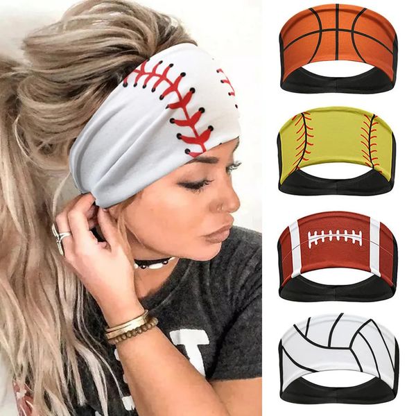 Fasce per capelli yoga 1 pezzo Fasce stile sportivo per donne Calcio Basket Pallavolo Softball Modelli Antiscivolo Assorbimento del sudore 231212