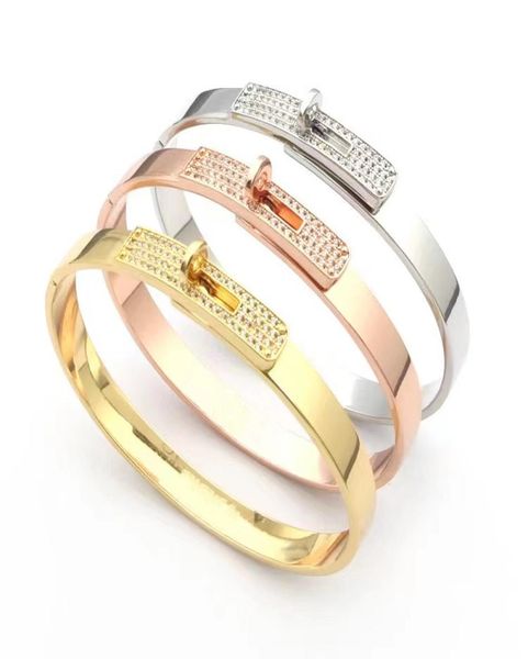 Bracciale in oro per donna moda braccialetto design gioielli fascino diamante tennis polsino personalizzato argento fascia di amicizia braccialetto buon amico8605118