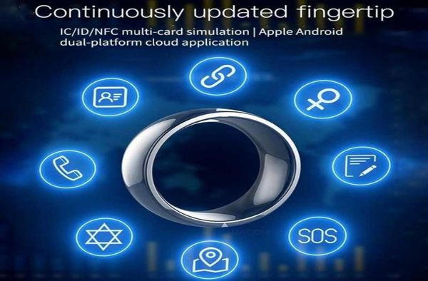 Смарт-кольцо Новая технология Rfid Nfc Id Ic M1 Magic Finger для Android Ios Windows Phone Watch Accessorie7929748
