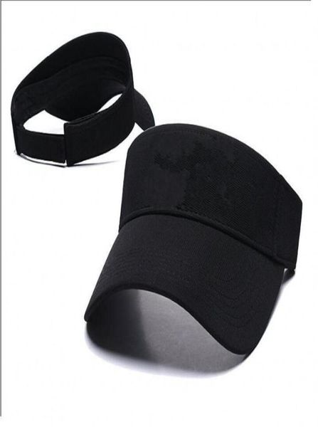 Cappello per visiera sportiva intera moda cool Tappo superiore vuoto Cappellini per visiera parasole per esterni Protezione solare traspirante Cappelli di design per golf tennis h1234968