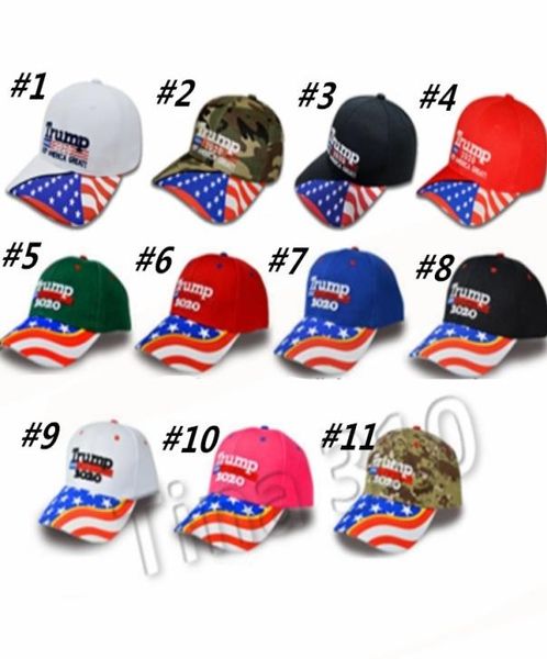 Cappello da baseball Donald Trump Camouflage Keep America Great 2020 Presidente Elezioni Trump cappello Berretto da baseball T2C50637869764