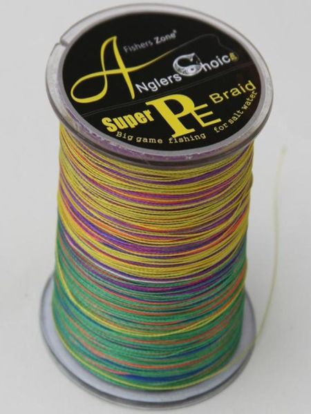 Pesca all'aperto 4 fili Filo da pesca intrecciato 500 m Multi colore Super resistente Filo multifilamento PE giapponese 10 20 30 40 65 85 18048141