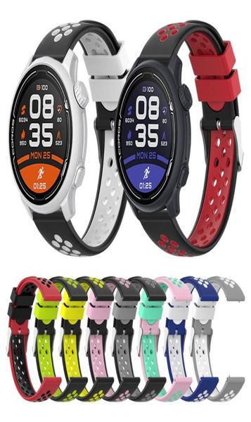 Ремешки для часов Красочный спортивный силиконовый ремешок для COROS PACE 2 APEX Pro 46 мм Сменный ремешок для умных часов Браслет Ремешок для часов Accesso3098446