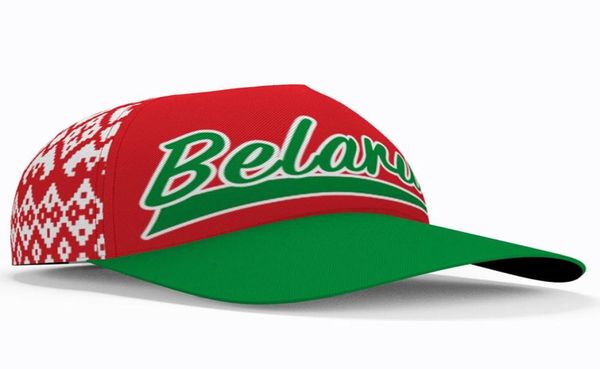 Berretto da baseball Bielorussia 3d Nome personalizzato Numero Logo della squadra Blr Cappello da pesca per paese Viaggio Bandiera della nazione bielorussa Copricapo6547776