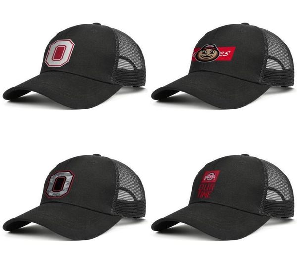 Ohio State Buckeyes Futebol Branco Ajustável Boné de Caminhoneiro Moda Chapéu de Beisebol Vintage Dad Ball Caps para Homens Mulheres Vermelho Cinza Camouf1059862