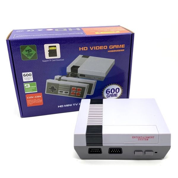 600 console di gioco NES transfrontaliere, giochi di inserimento di schede TF ad alta definizione, console di gioco TV HDMI, possono salvare i progressi nel download