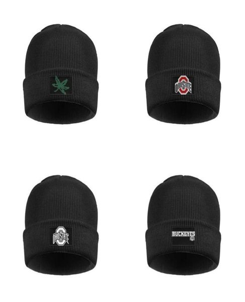 Ohio State Buckeyes Uomo Donna039s Berretto in lana a doppio strato Cappello a cuffia classico Logo da calcio unisex Stampa in marmo bianco Gay pride r8526635