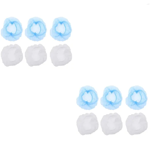 Berets 400 Pcs Headgear Miss Shower Cap Descartável Não Tecido Bouffant Caps Adultos Trabalhando